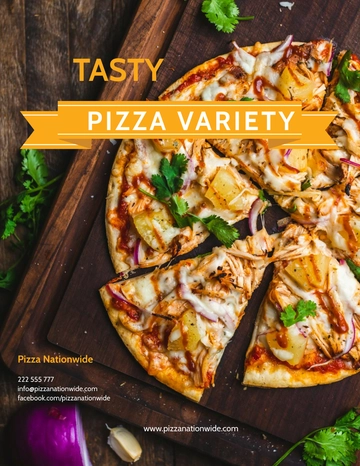 Free Pizza Flyer  Template to Edit Online