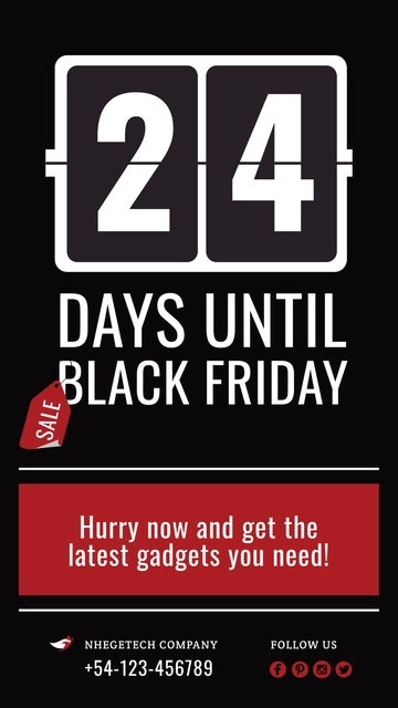 Free Countdown for Special Events Digital Signage Template to Edit Online