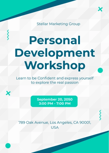 Free Workshop Invitation Template to Edit Online