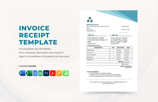 Invoice Receipt Template