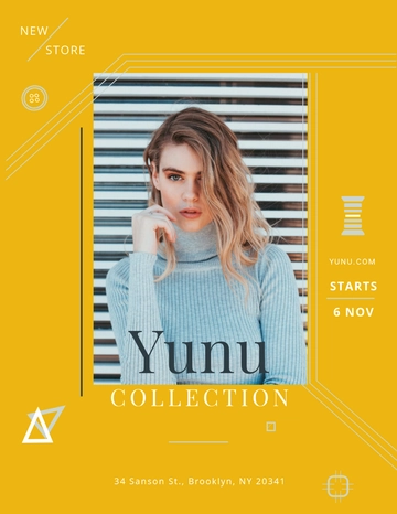 Free Cloth Brand Flyer Template to Edit Online