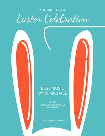 Easter Celebration Flyer Template - Edit Online & Download