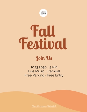 Free Fall Festival Flyer Template to Edit Online