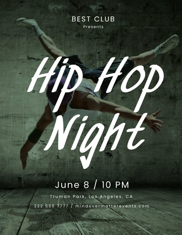 Free Hip Hop Flyer Template to Edit Online