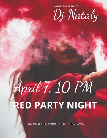 Free Red Flyer Template to Edit Online
