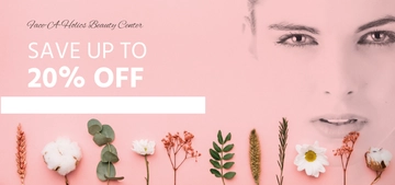 Free Beauty Center Discount Voucher Template to Edit Online