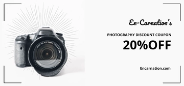 Free Photography Discount Voucher Template to Edit Online