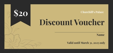 Free Retro Style Voucher Template to Edit Online