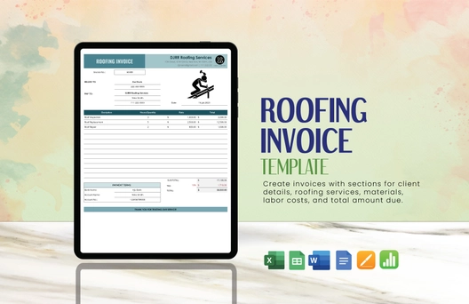 Roofing Invoice Template Roofing Invoice Template