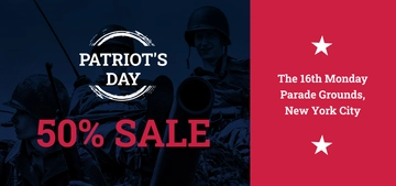 Free Patriot's Day Voucher Template to Edit Online