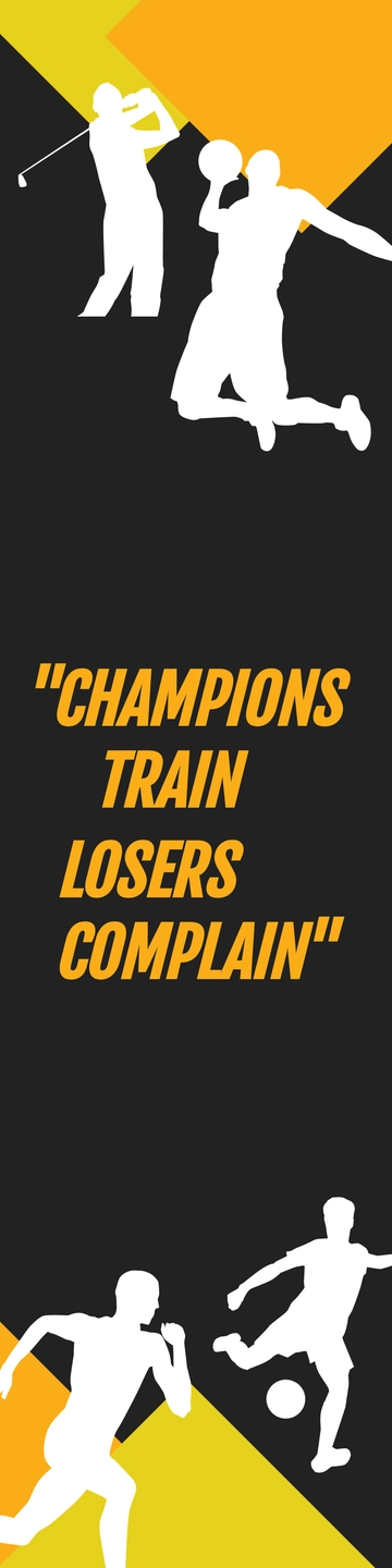 Free Sport Bookmark Template to Edit Online