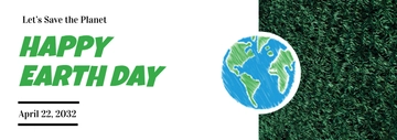Free Earth Day Tumblr Banner Template to Edit Online