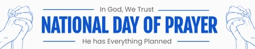 Free National Day of Prayer Google Plus Cover Template to Edit Online