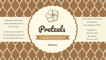Free Printable Product Label Template to Edit Online