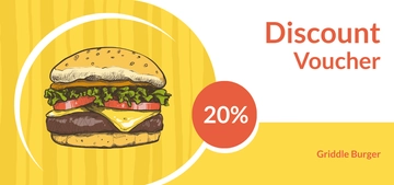 Free Fast Food Discount Voucher Template to Edit Online