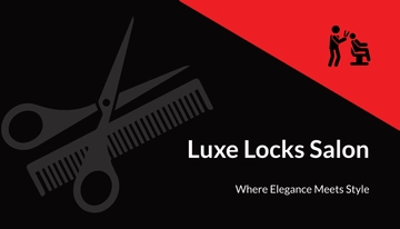 Free Barbershop Business Card Template to Edit Online