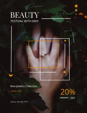Free Jewelry Shop Flyer Template to Edit Online