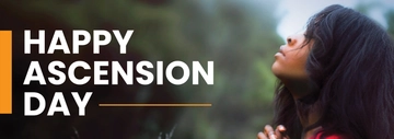 Free Ascension Day Tumblr Banner Template to Edit Online