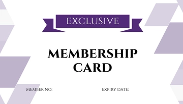 Free VIP Member Card Template to Edit Online