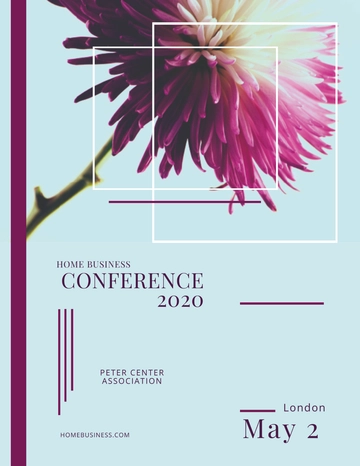 Free Conference Flyer Template to Edit Online