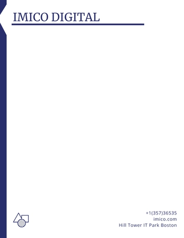 Free Tech Start-up Letterhead Template to Edit Online