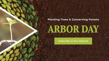 Free Arbor Day YouTube Channel Cover Template to Edit Online Free Arbor Day YouTube Channel Cover Template to Edit Online