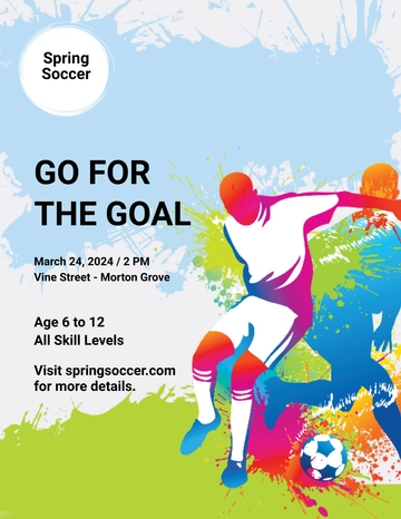 Free Soccer Flyer Template to Edit Online