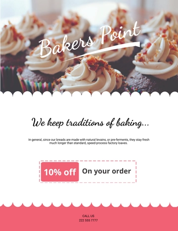 Free Bakes Point Flyer Template to Edit Online
