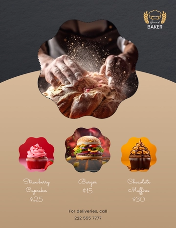 Free Bakery Flyer Template to Edit Online