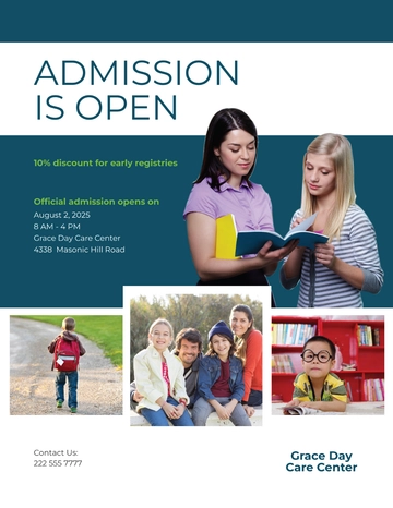 Free Kid's Day Care Flyer Template to Edit Online