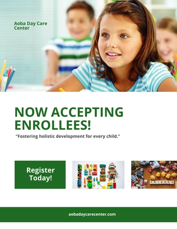 Free Child Day Care Flyer Template to Edit Online