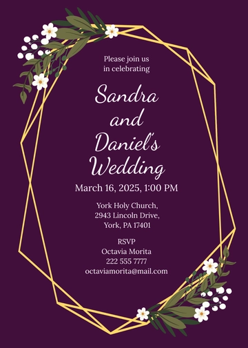 Free Wedding Thank You Invitation Template to Edit Online