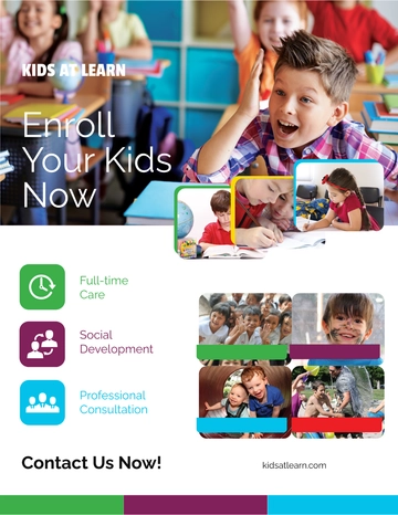 Free Child Care Flyer Template to Edit Online