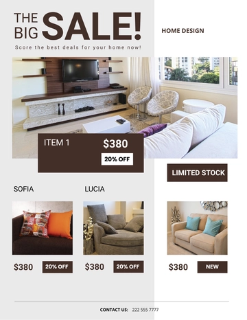 Free Product Sale Flyer Template to Edit Online