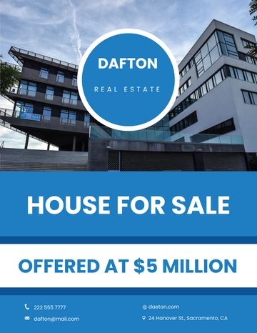 Free Real Estate Sale Flyer Template to Edit Online