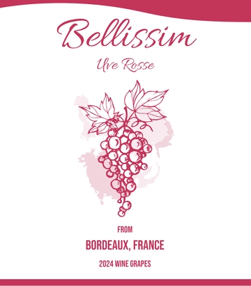 Free Minimal Wine Label Template to Edit Online