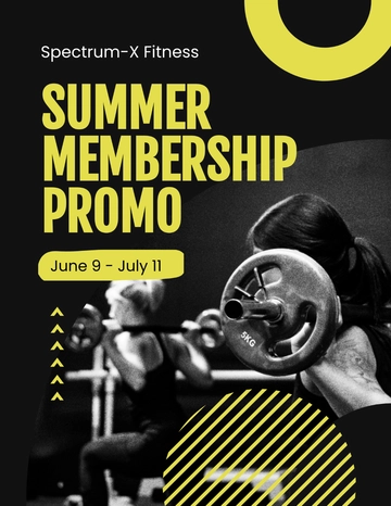 Free Gym Promotion Flyer Template to Edit Online