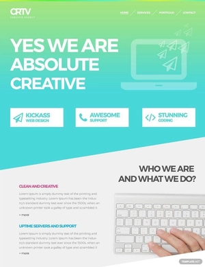 Creative Agency Website Template