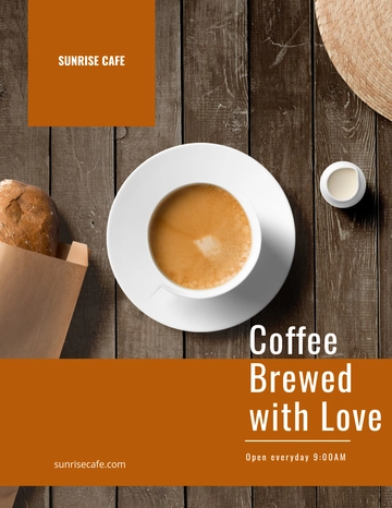 Cafe Flyer Template - Edit Online & Download
