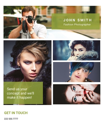 Free Fashion Photography Flyer Template to Edit Online