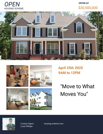 Free Business Open House Flyer Template to Edit Online