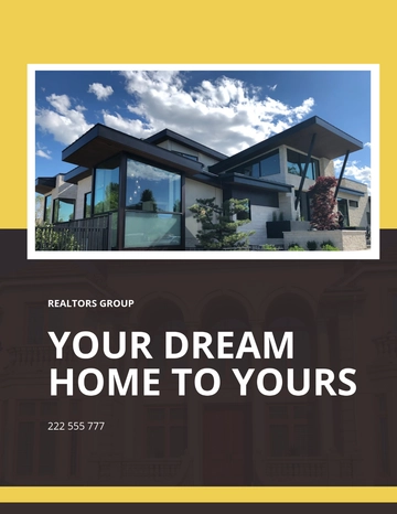 Real Estate Company Flyer Template - Edit Online & Download