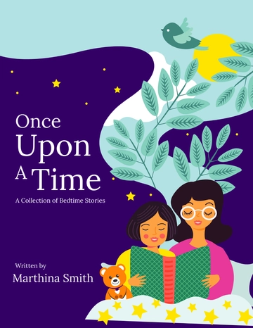 Free Children's Book Cover Template to Edit Online