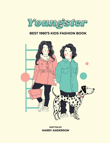 Free Children's Fashion Book Cover Template to Edit Online