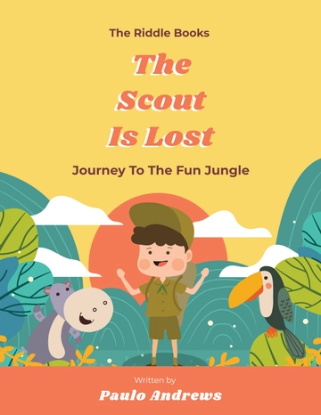 Free Kid's Adventure Book Cover Template to Edit Online