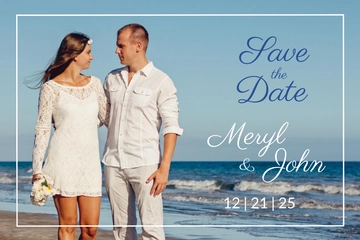 Free Save the Date Postcard Template to Edit Online