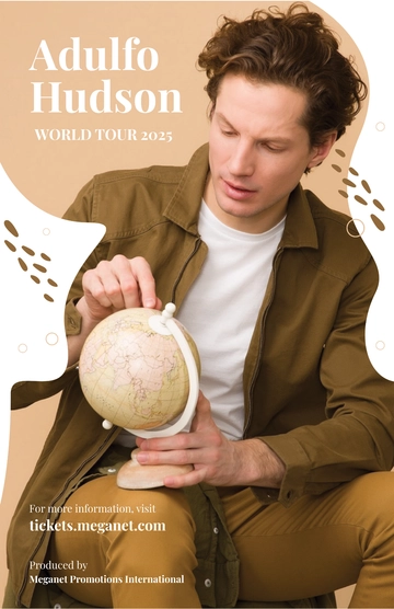 Free Sample Tour Poster Template to Edit Online