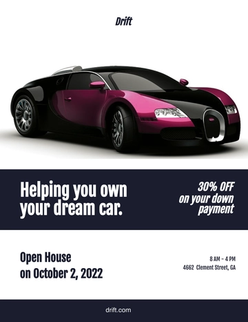 Free Auto Sales Flyer Template to Edit Online