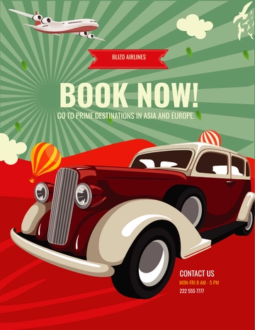 Free Trip Flyer Template to Edit Online