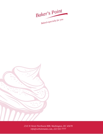 Free Bakery Letterhead Template to Edit Online